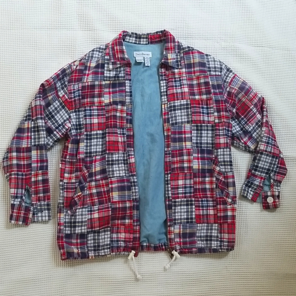 David Brooks plaid jacket